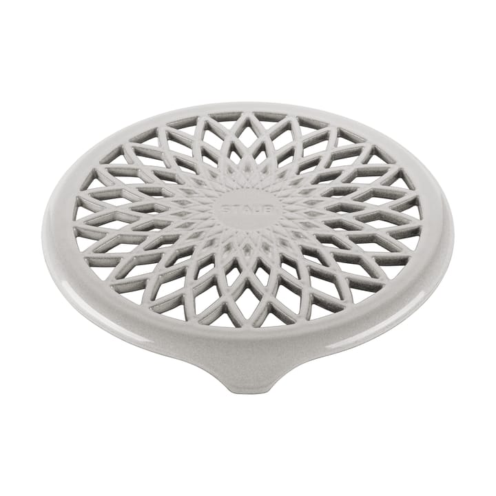 Staub Twister gryteunderlag 18,5x19 cm - White truffle - STAUB