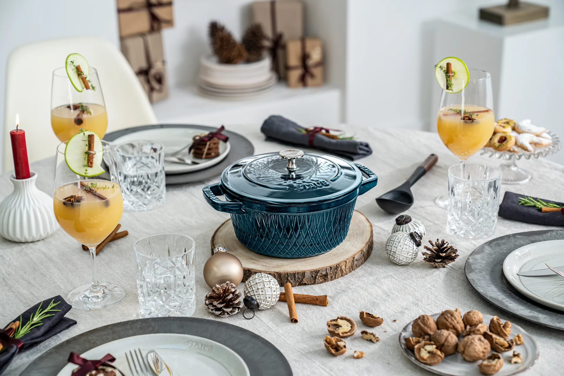 Staub Twister La Cocotte gryte 4 L, La Mer STAUB