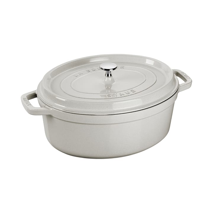 Staub White Truffle gryte oval - 2,35 l - STAUB