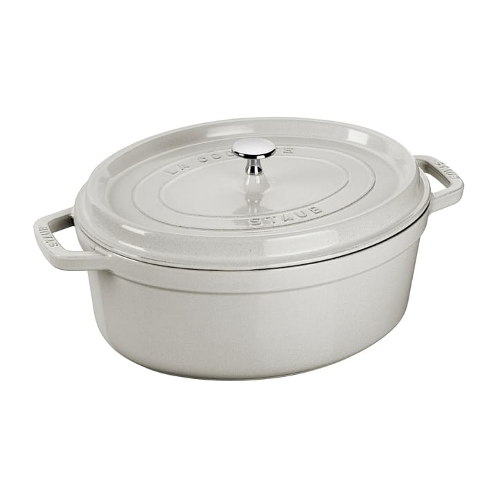 Staub White Truffle gryte oval, 3,2 l STAUB