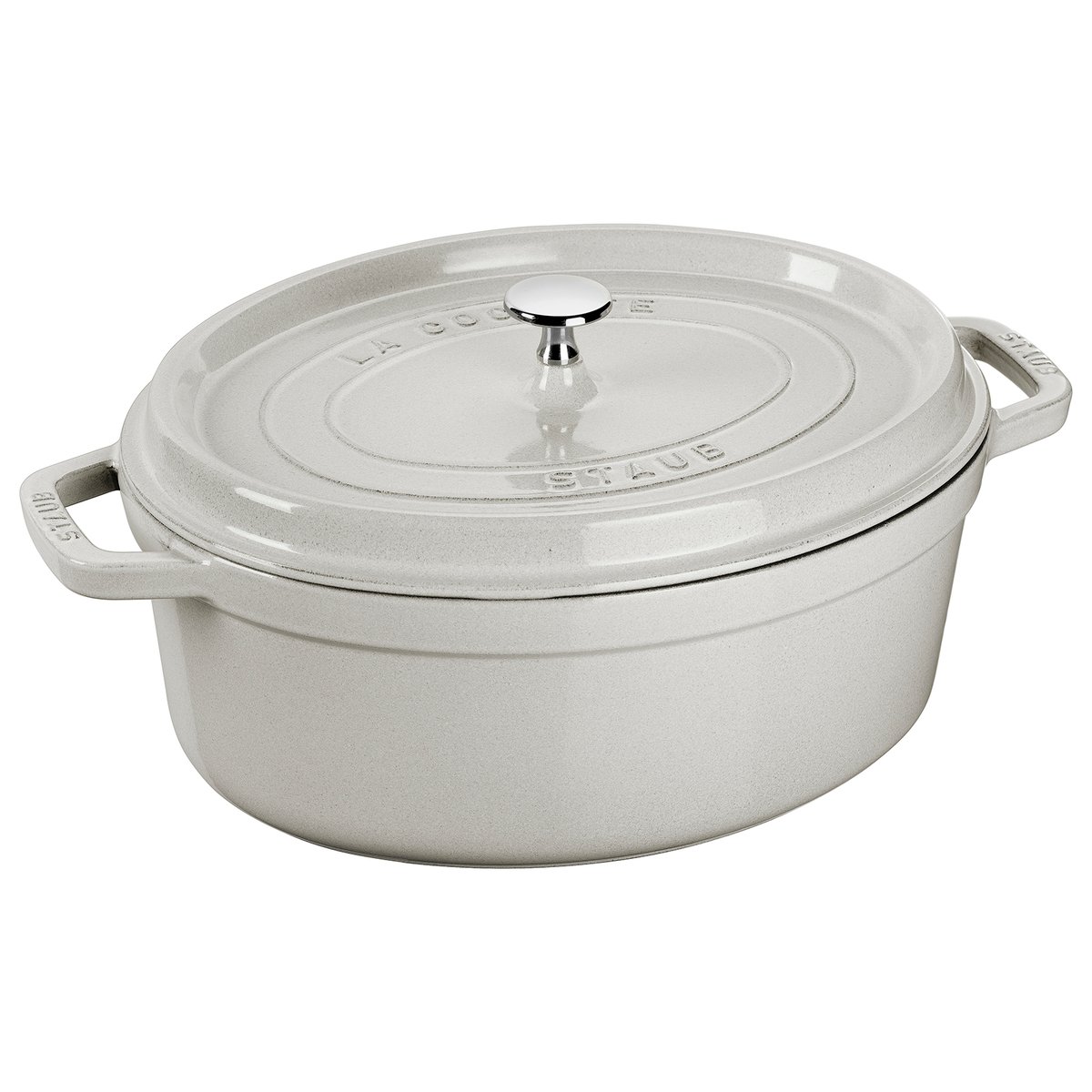 STAUB Staub White Truffle gryte oval 5,5 l