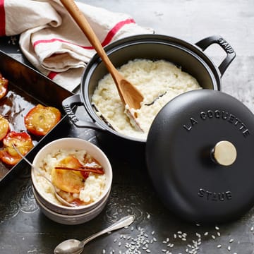Vintage La Coquette gryte rund 0,5 L - Svart - STAUB