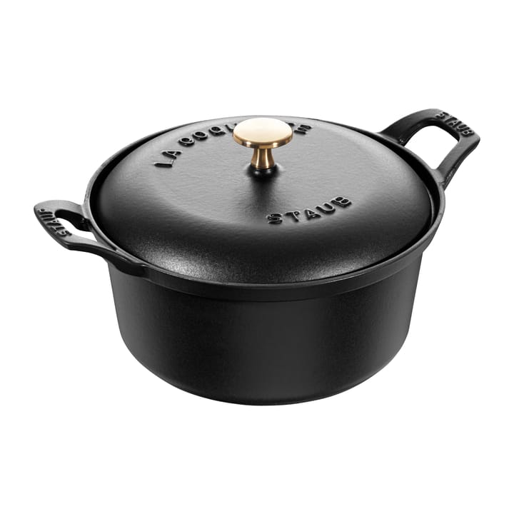 Vintage La Coquette gryte rund 2,45 L - Svart - STAUB