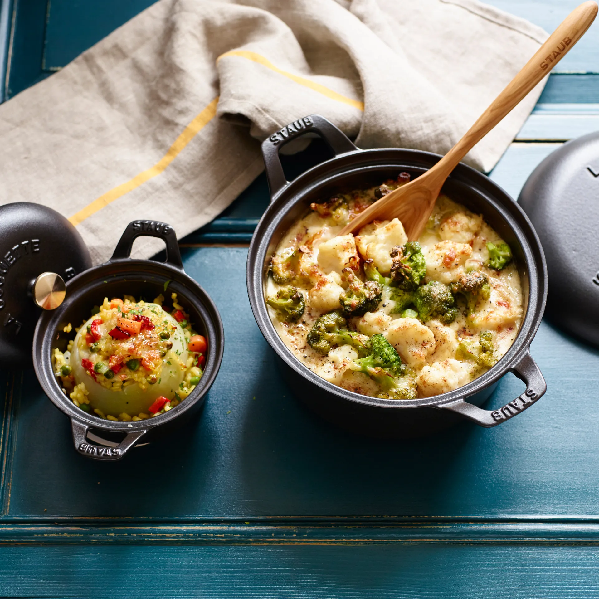 Vintage La Coquette gryte rund 2,45 L, Svart STAUB