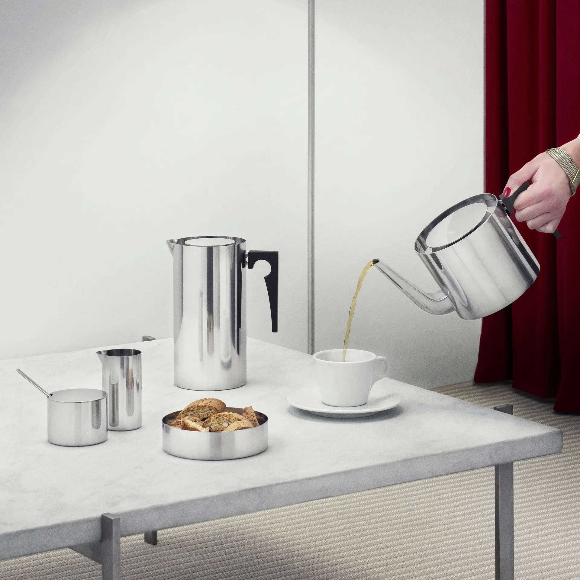 AJ cylinda-line gräddkanne 15 cl, Rustfri Stelton