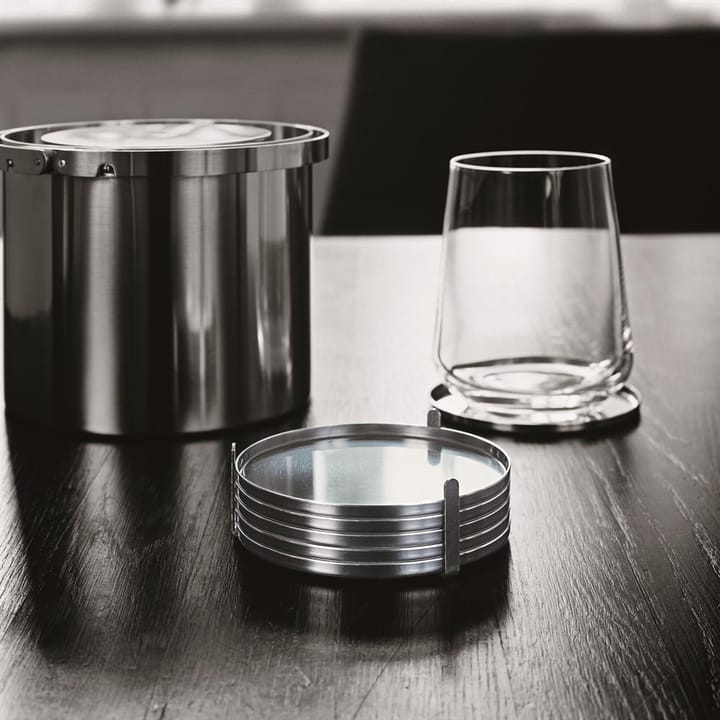 AJ glassbrikke, rustfritt stål Stelton