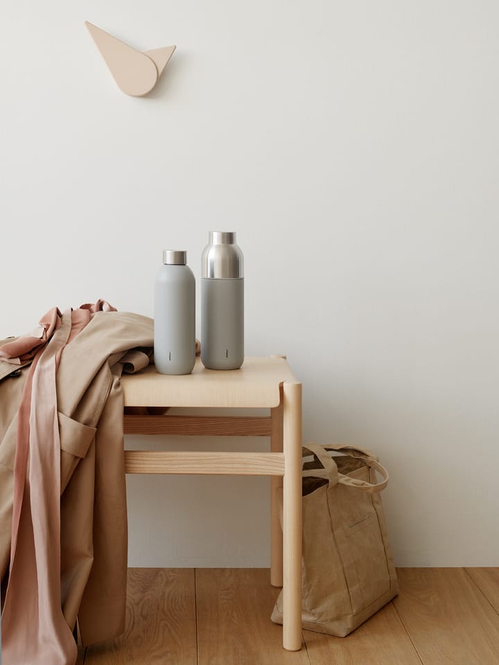 Birdie veggklokke 19,5 cm, Powder Stelton