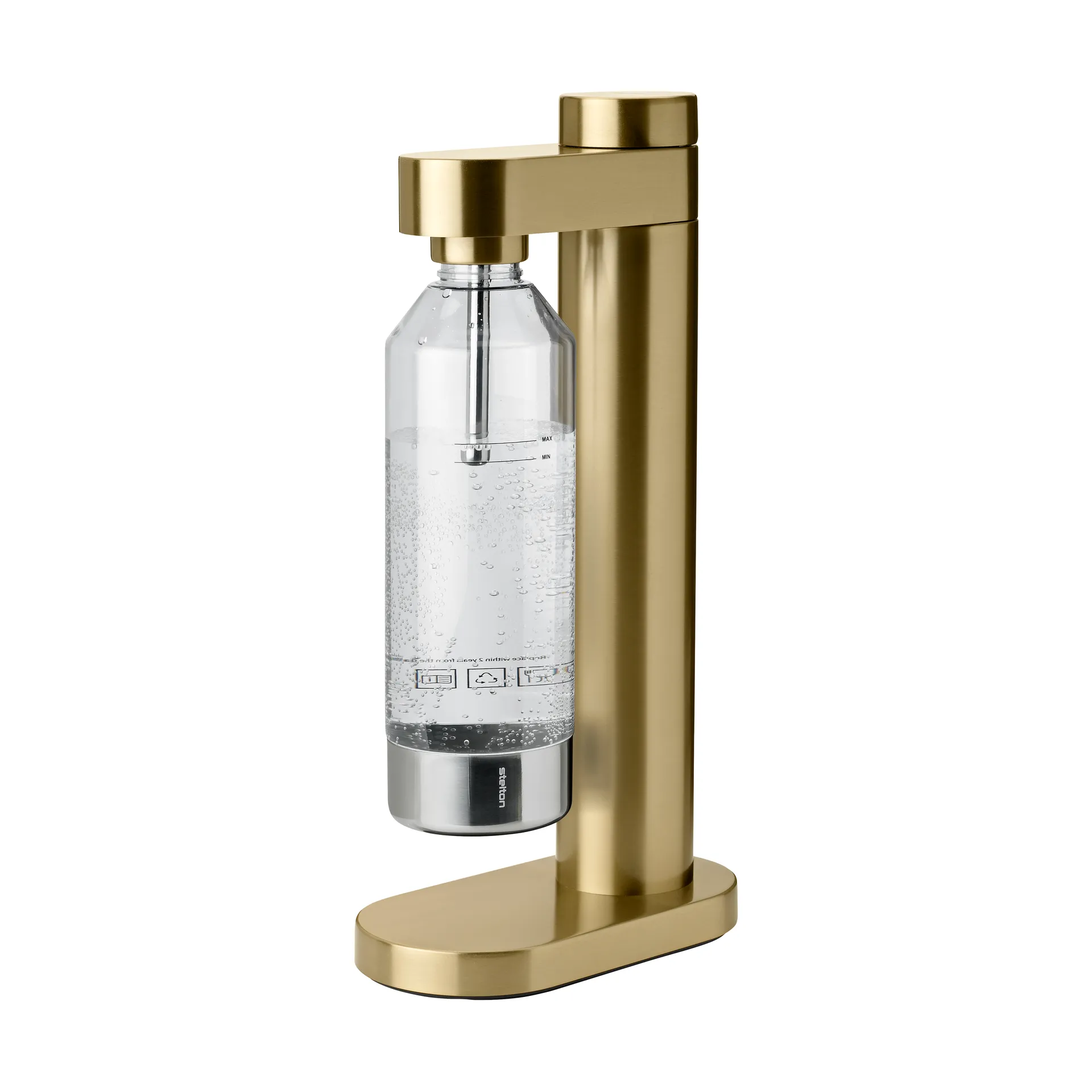 Brus kullsyremaskin, Brushed Brass Stelton