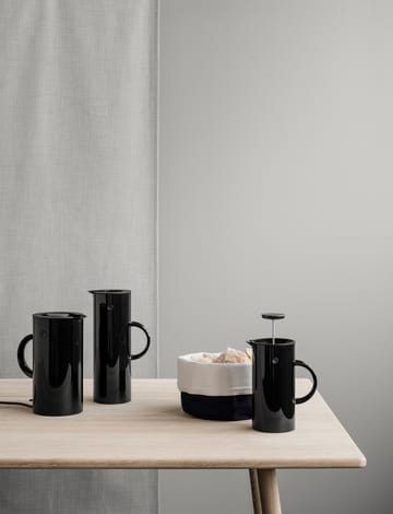 EM77 Stelton termos 1 l - svart blank - Stelton