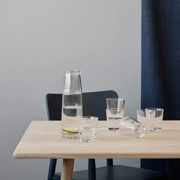Glacier karaffel med drikkeglass - Klar - Stelton