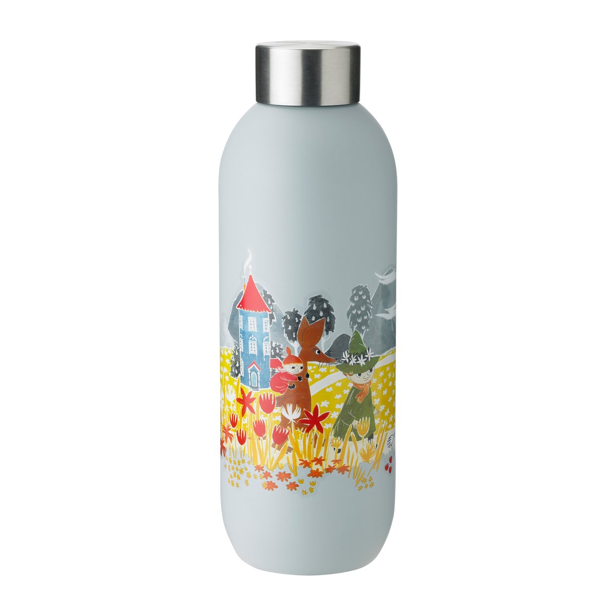 Stelton - Moomin Keep Cool drikkeflaske 0,75L soft sky
