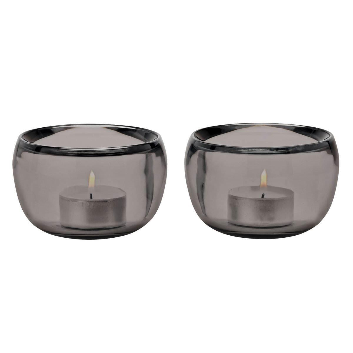 Stelton Ora telysestake 2-stk. Smoke