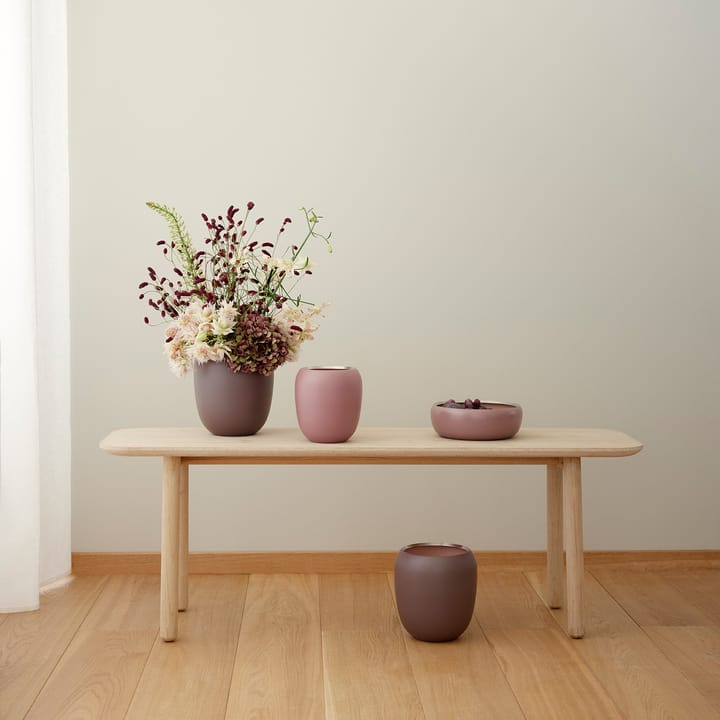 Ora vase 17 cm, Dusty rose-powder Stelton