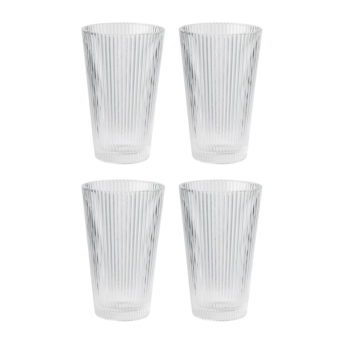 Pilastro Drikkeglass 0,35 liter, 4 stykker, clear