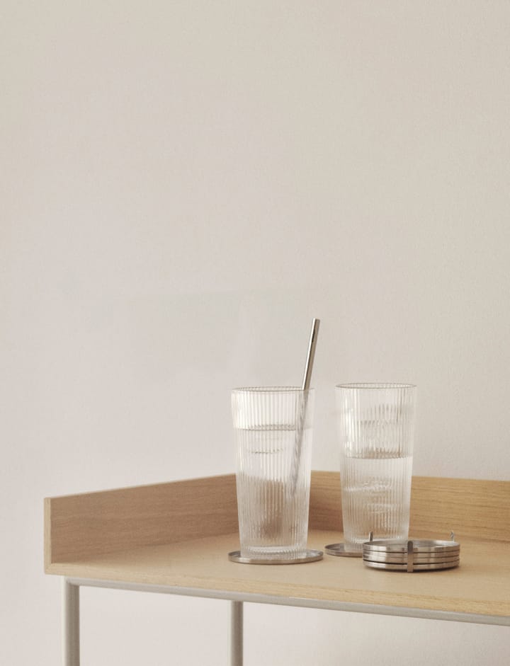 Stelton gjenbrukbare sugerør 4-pakning, Steel Stelton