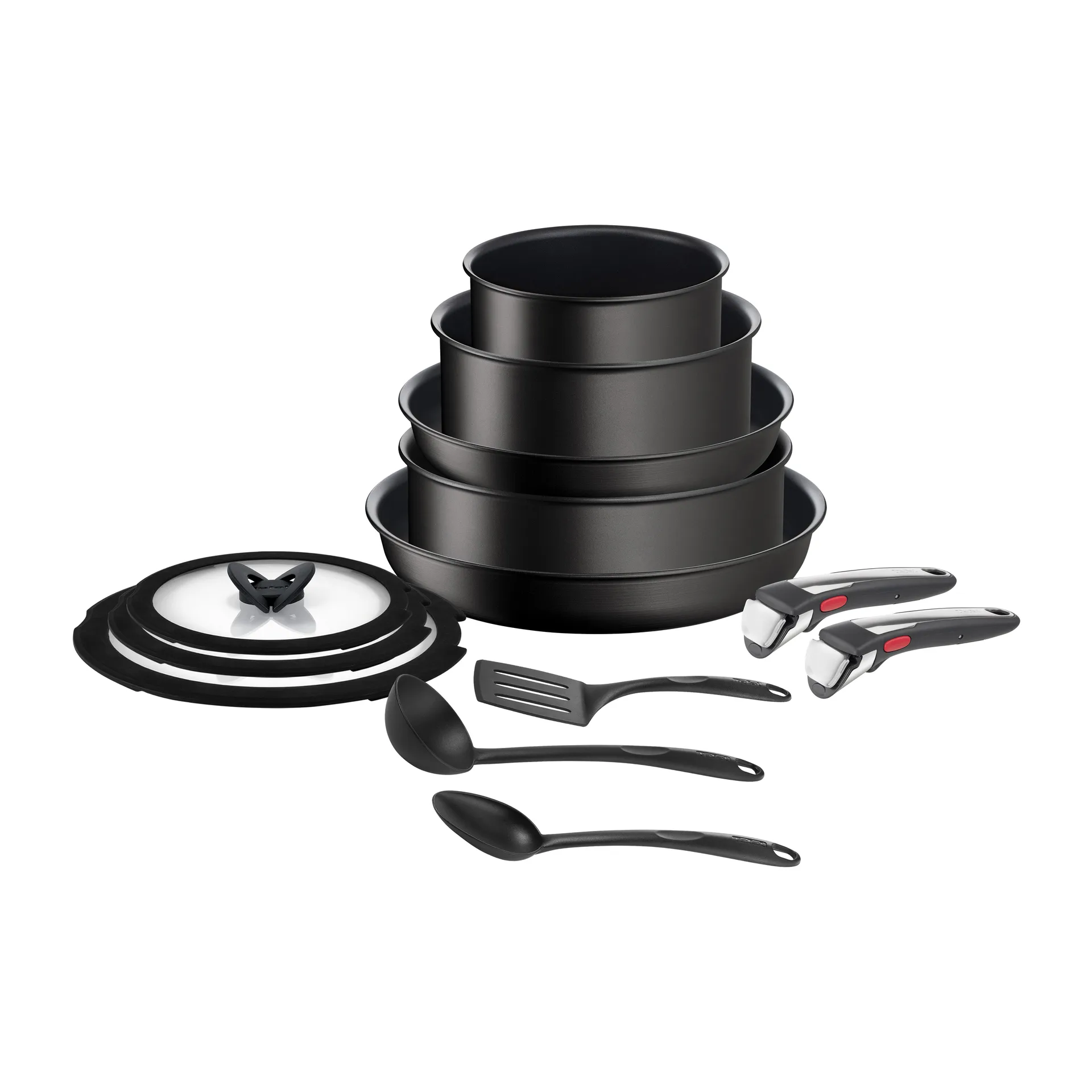 Ingenio Unlimited ON stekepanne- og kasserollesett, 13 deler Tefal