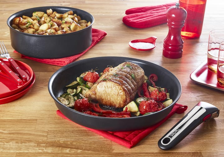 Ingenio Unlimited ON stekepanne- og kasserollesett, 5 deler Tefal