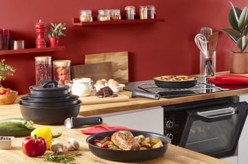 Ingenio Unlimitied kasserollesett 4 deler - Sort - Tefal