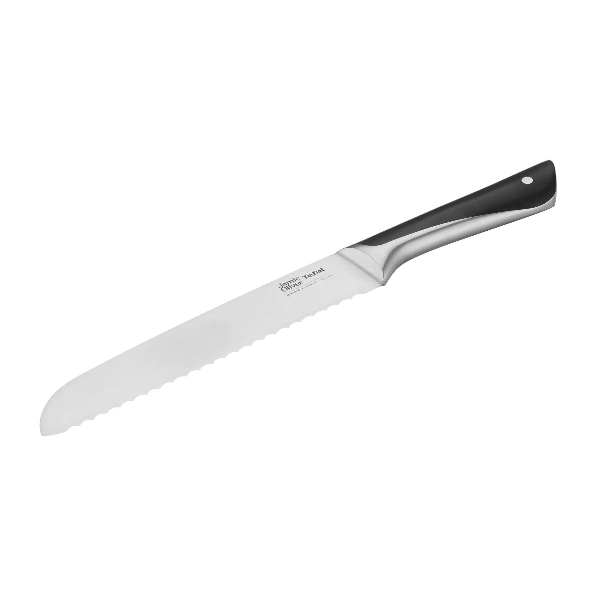 Jamie Oliver brødkniv 20 cm, Rustfritt stål Tefal