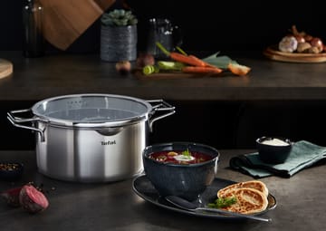 Nordica kasserollesett 6 deler - Rustfritt stål - Tefal