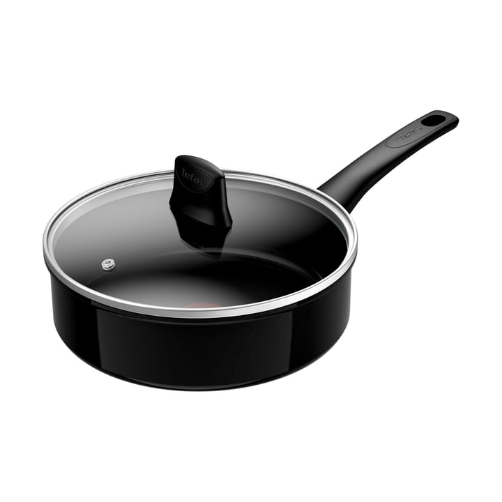 Renew ON traktørpanne med lokk Ø 25,4 cm - Sort - Tefal