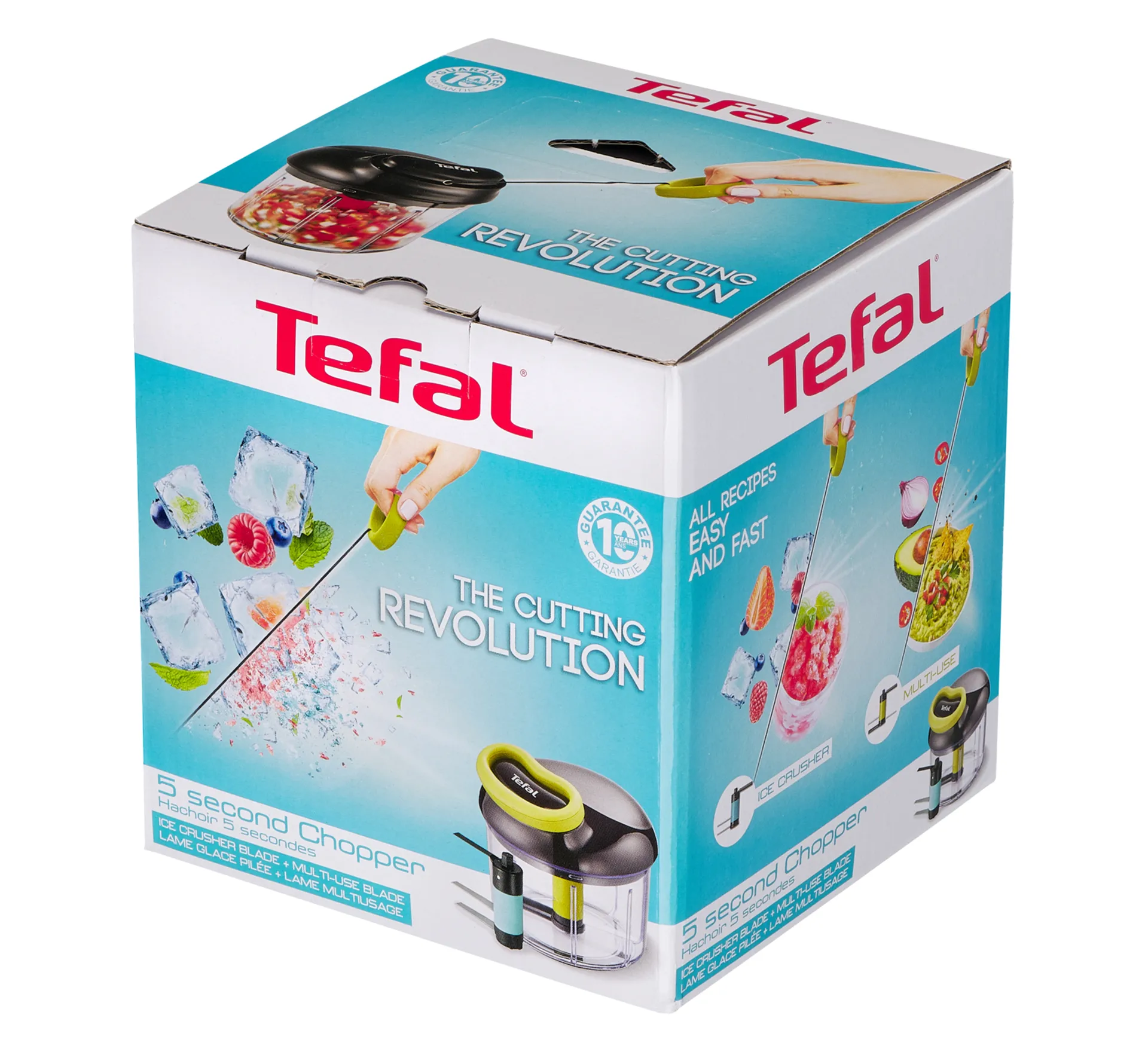 Tefal 5 sec chopper minihakker med isknuserblad, 0,9 L  Tefal