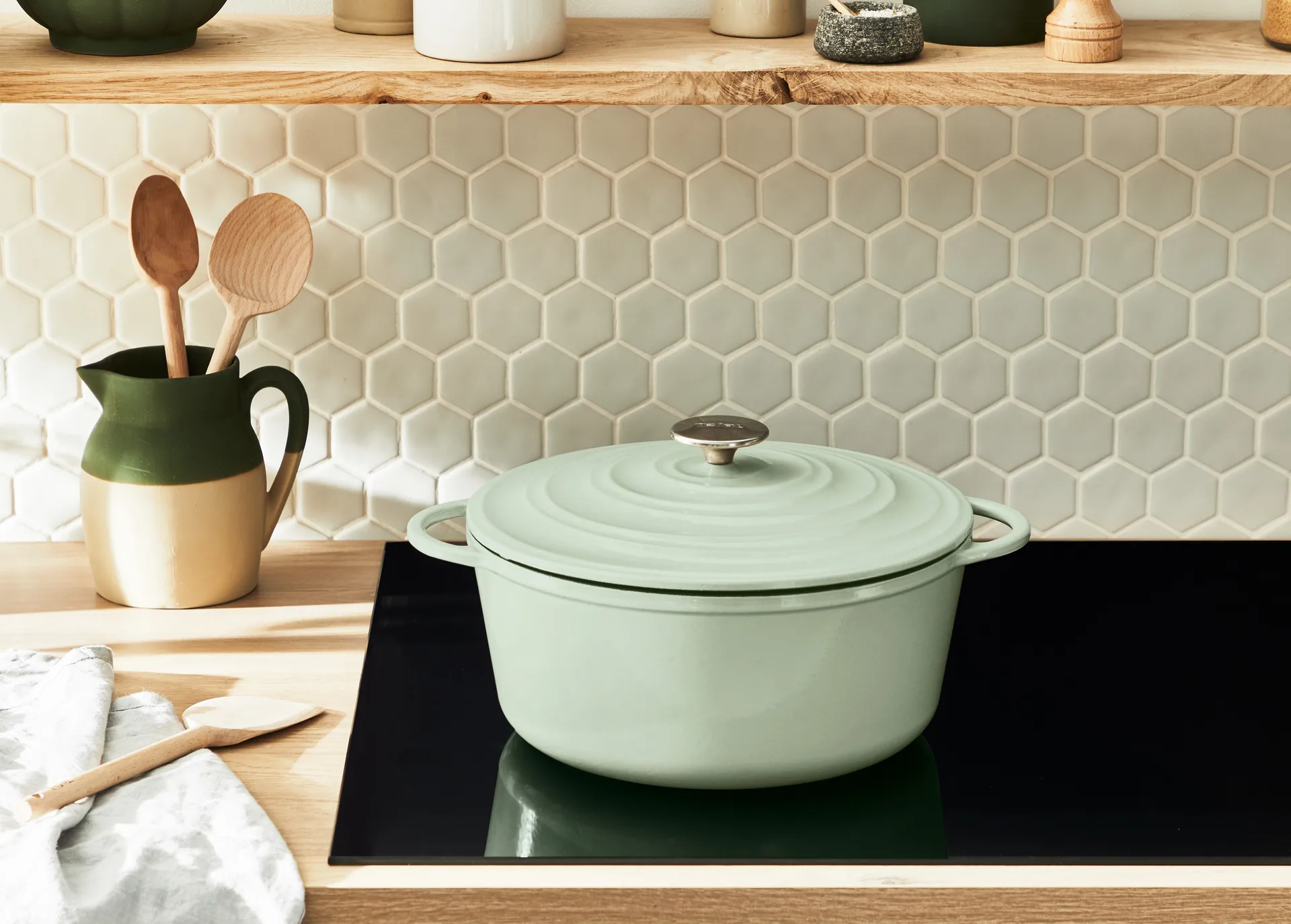 Tefal LOV rund gryte 7,4 l, Grønn Tefal