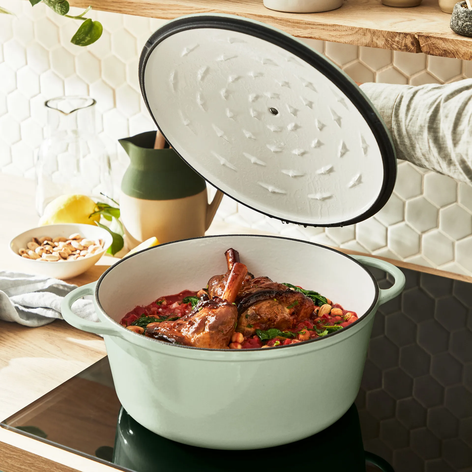 Tefal LOV rund gryte 7,4 l, Grønn Tefal