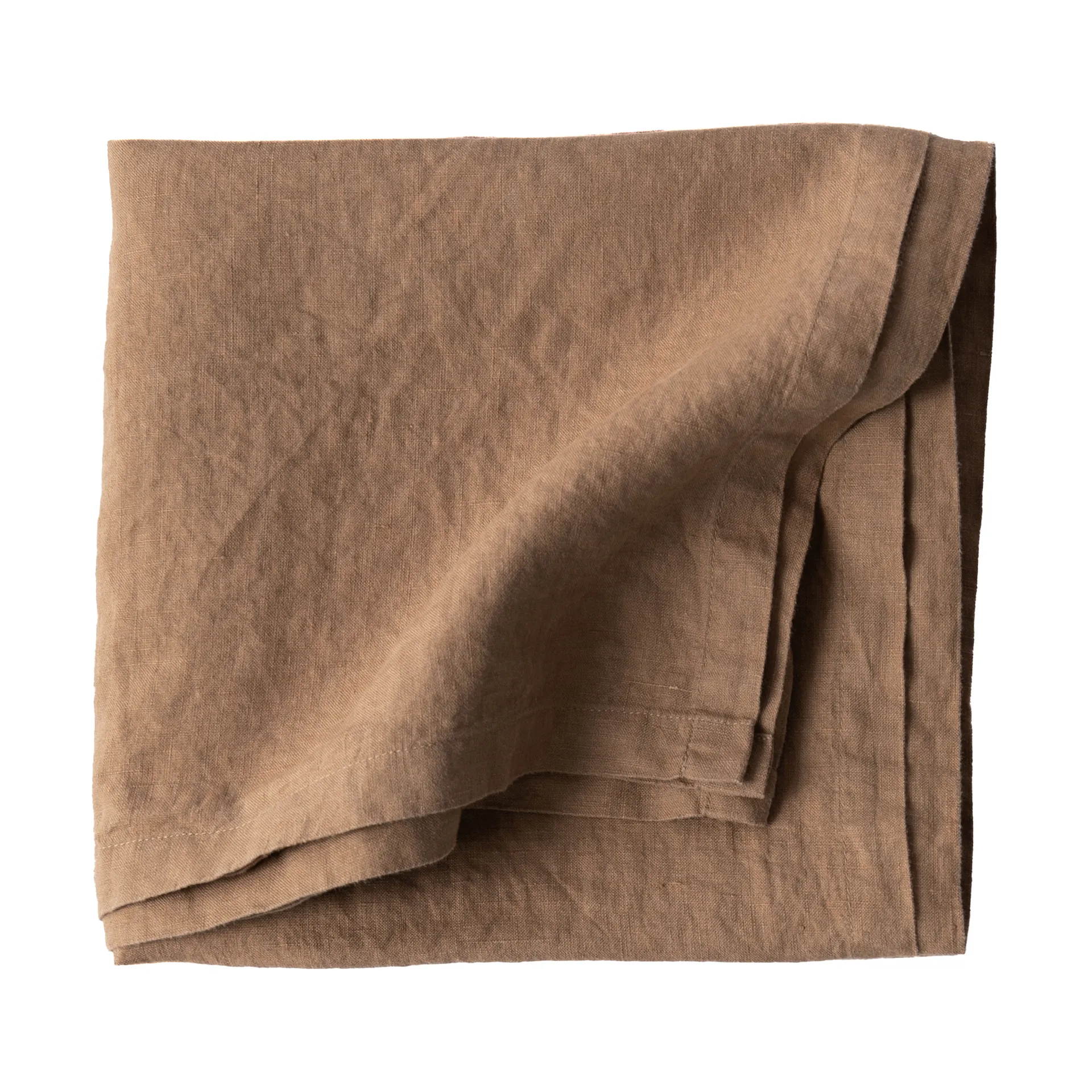 Bordduk lin 175x175 cm, Hazelnut Tell Me More