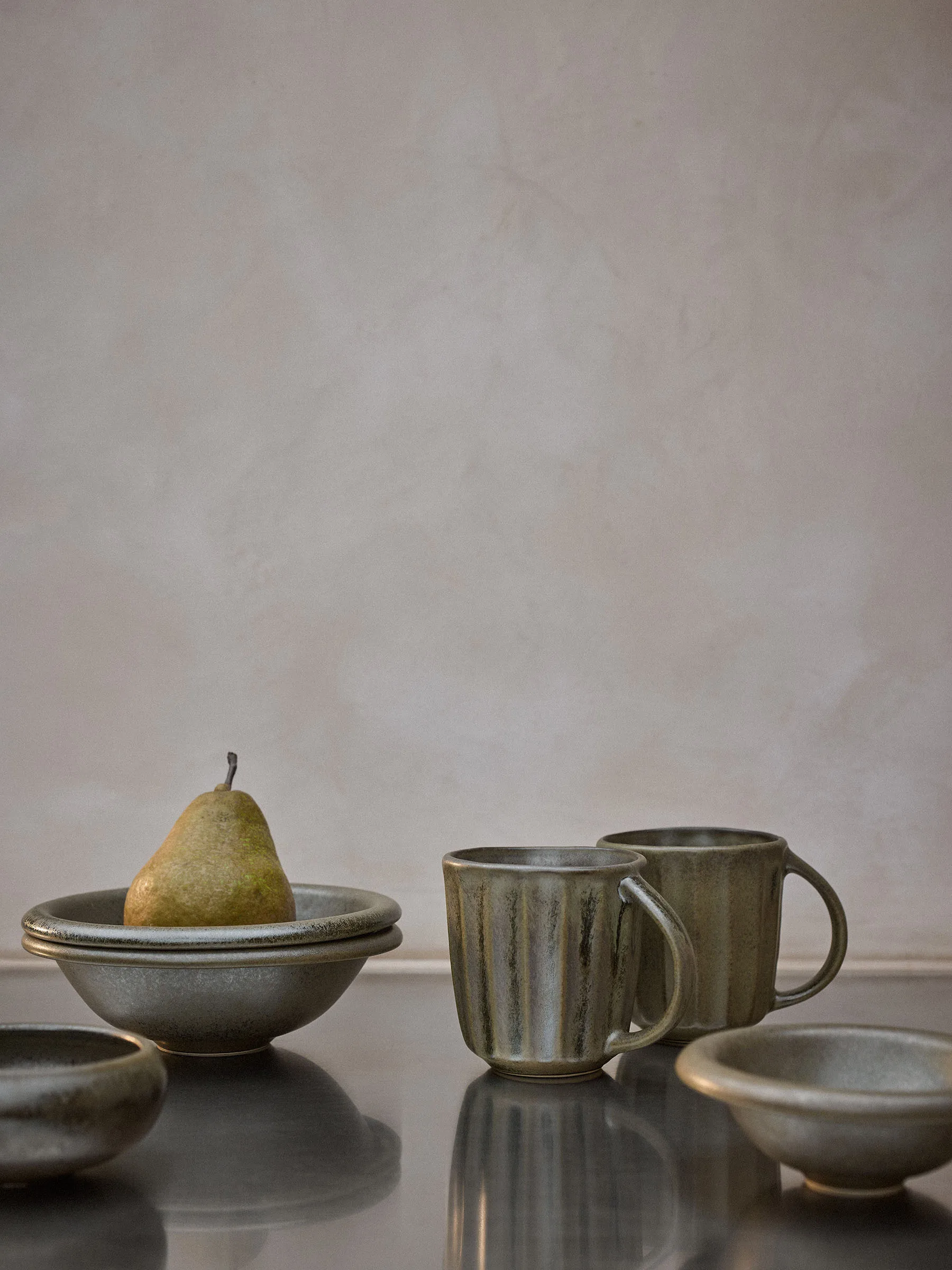 Elba skål, Green brown, Ø13 cm Tell Me More