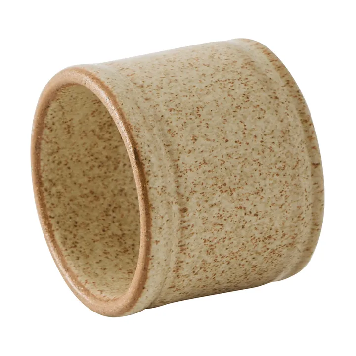 Elio serviettring - Beige flekkete - Tell Me More