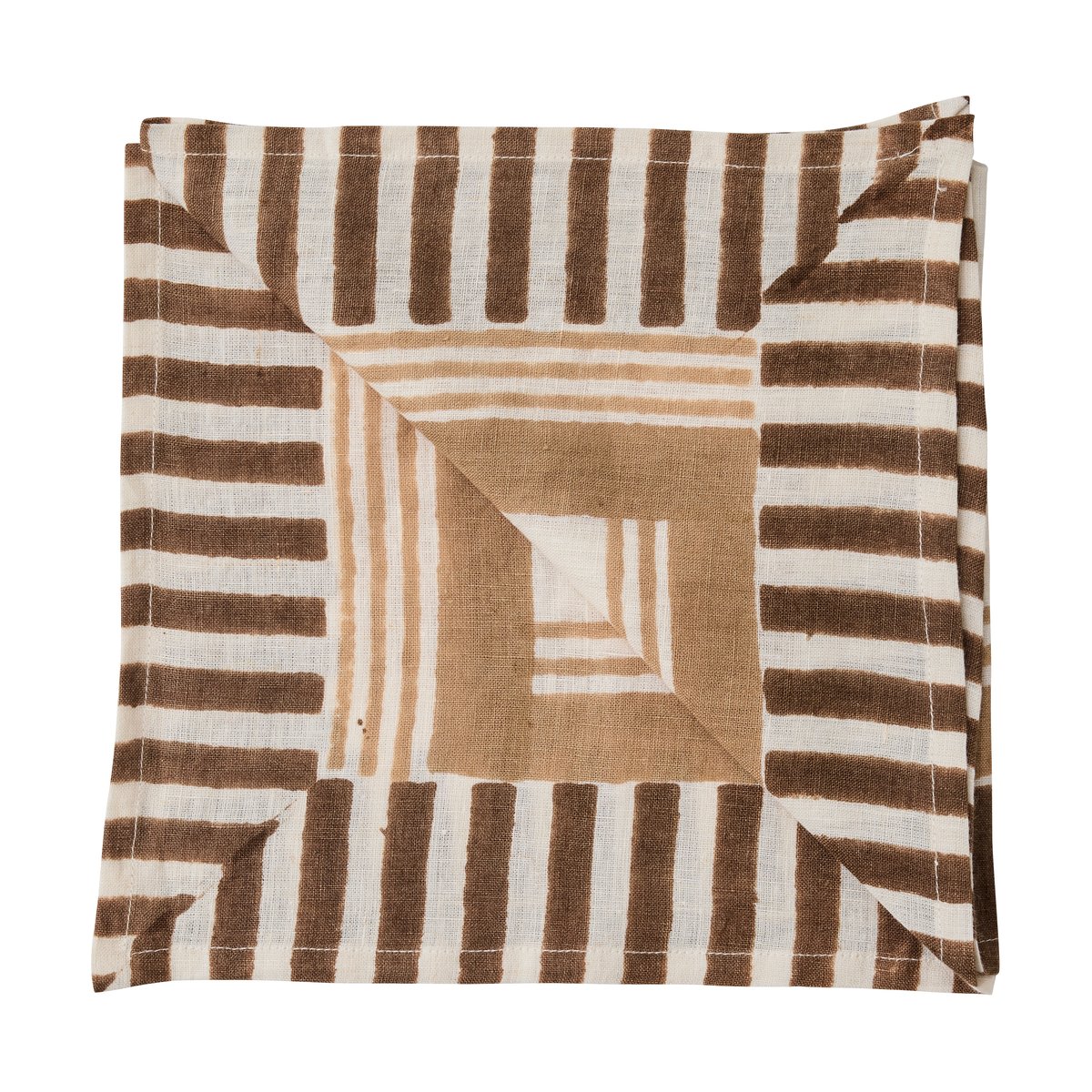 Tell Me More - Ella serviett 50x50 cm hazelnut checkered