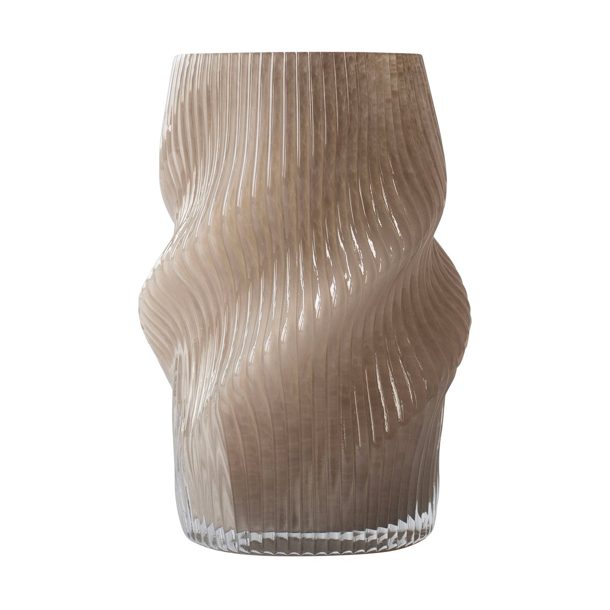 Tell Me More - Fano vase 25 cm taupe