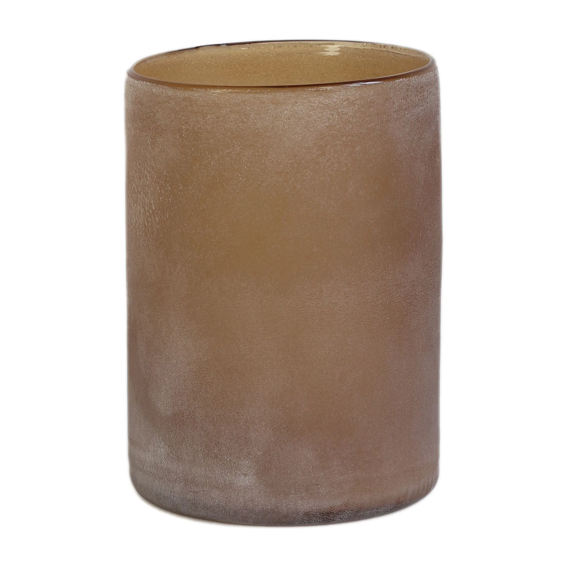 Frost telysglass L, Brun Tell Me More