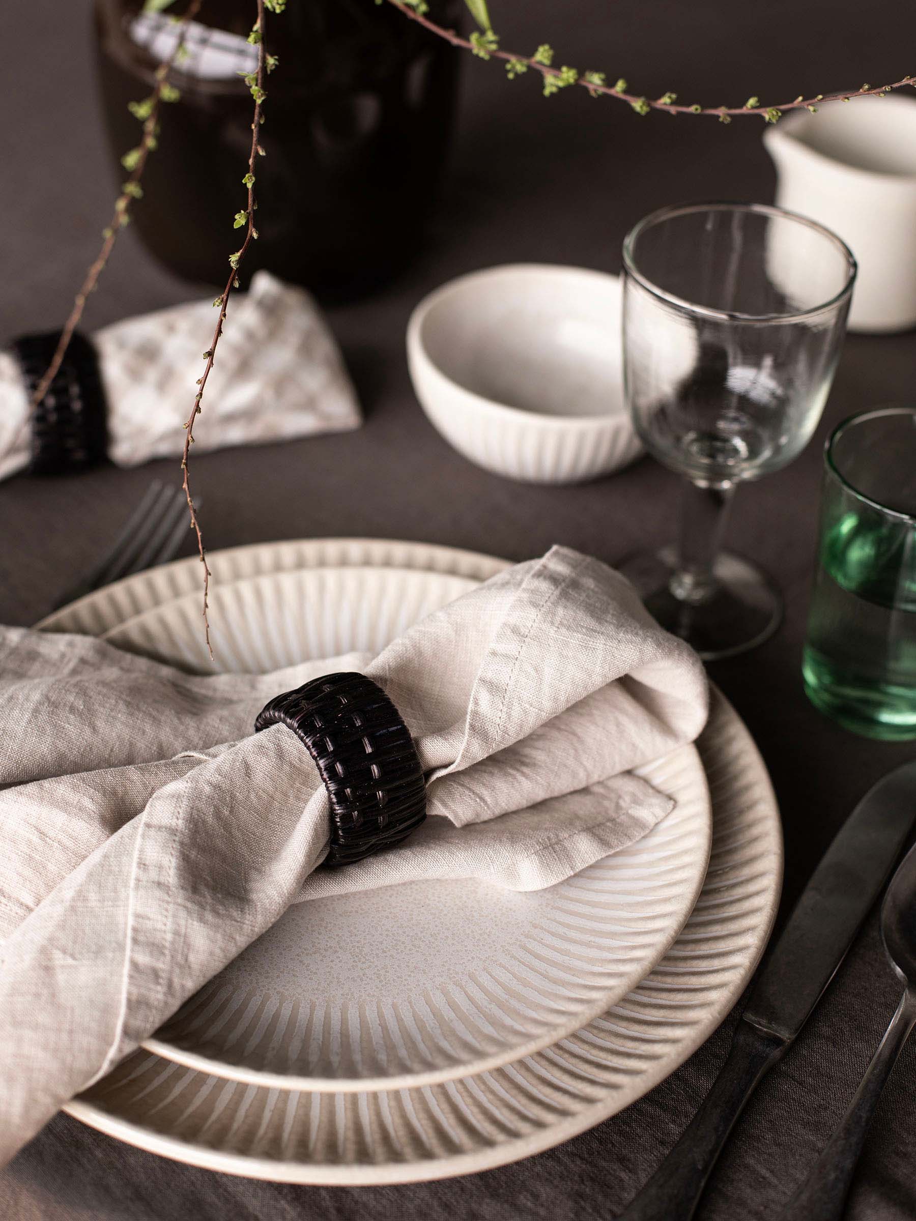 Granada tallerken Ø22 cm, Cremevit-beige Tell Me More