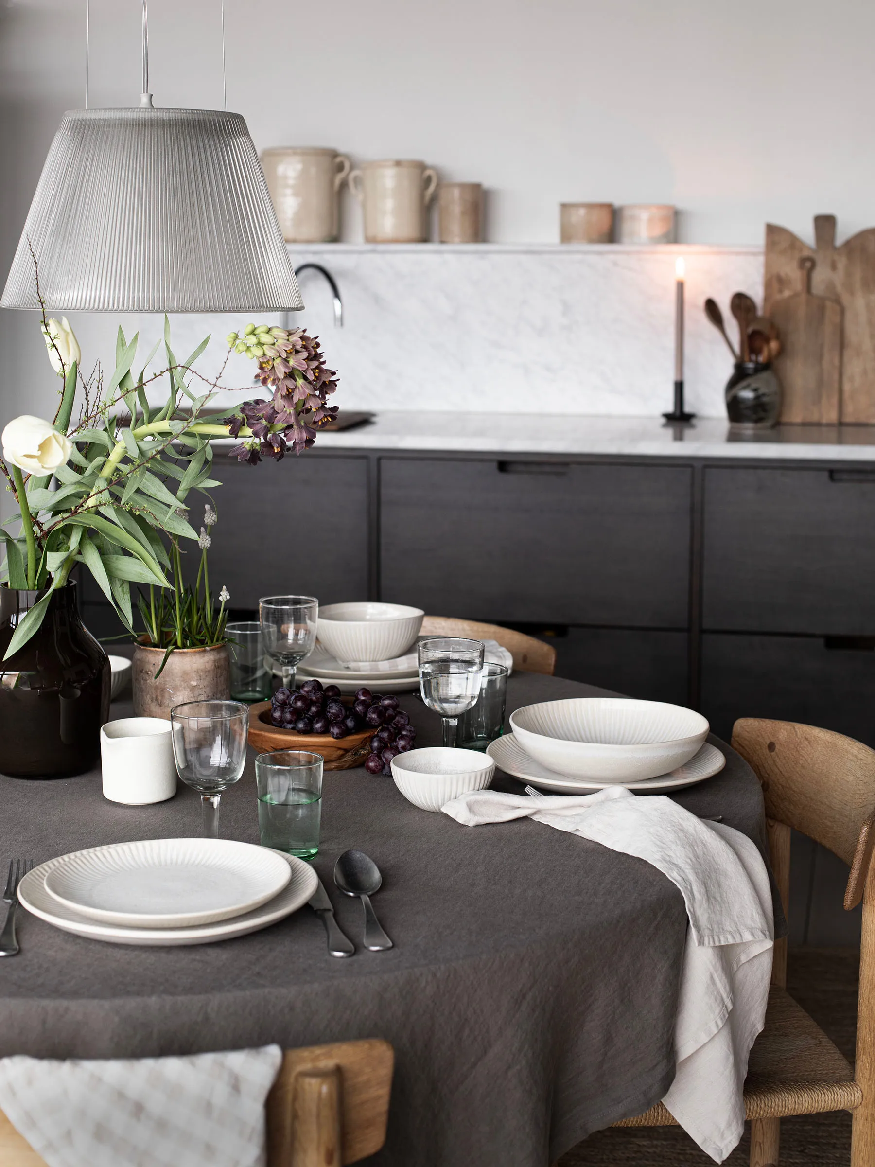 Granada tallerken Ø22 cm, Cremevit-beige Tell Me More