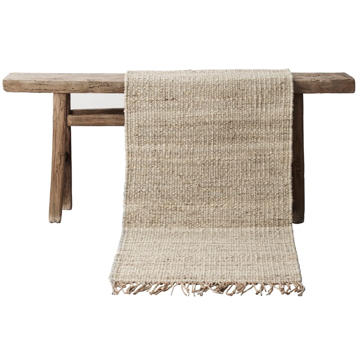 Hemp teppe bleached (beige) - 80x150 cm - Tell Me More