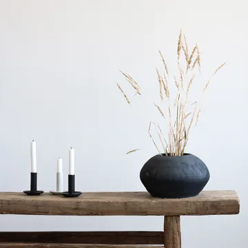 Hero krukke ellipse Ø28 cm - Svart - Tell Me More