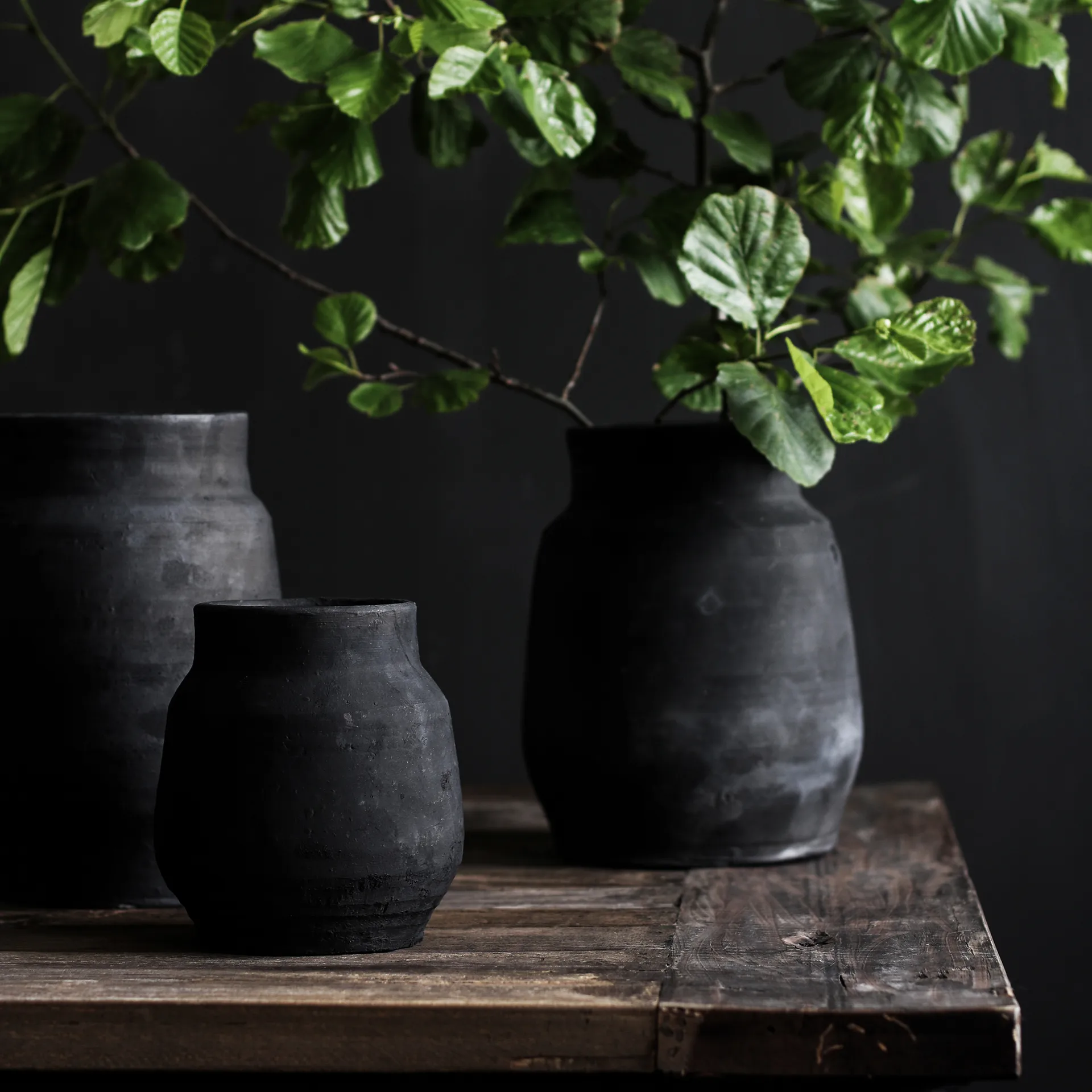 Hero krukke S Ø12 cm, Svart Tell Me More