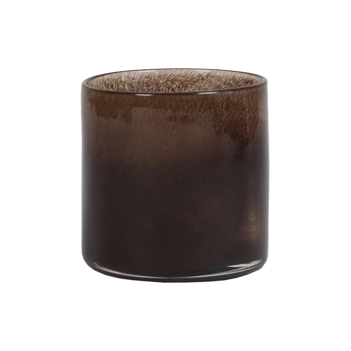 Lyric telysglass, dark brown, small