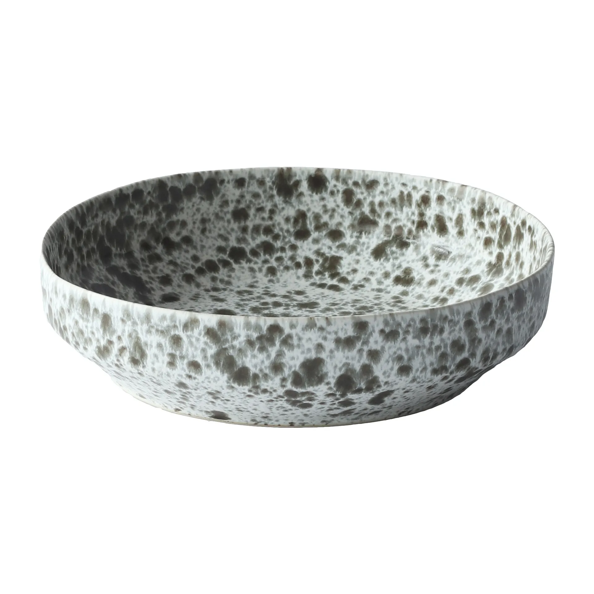 Rivoli serveringsskål Ø 22,5 cm, Green splatter Tell Me More