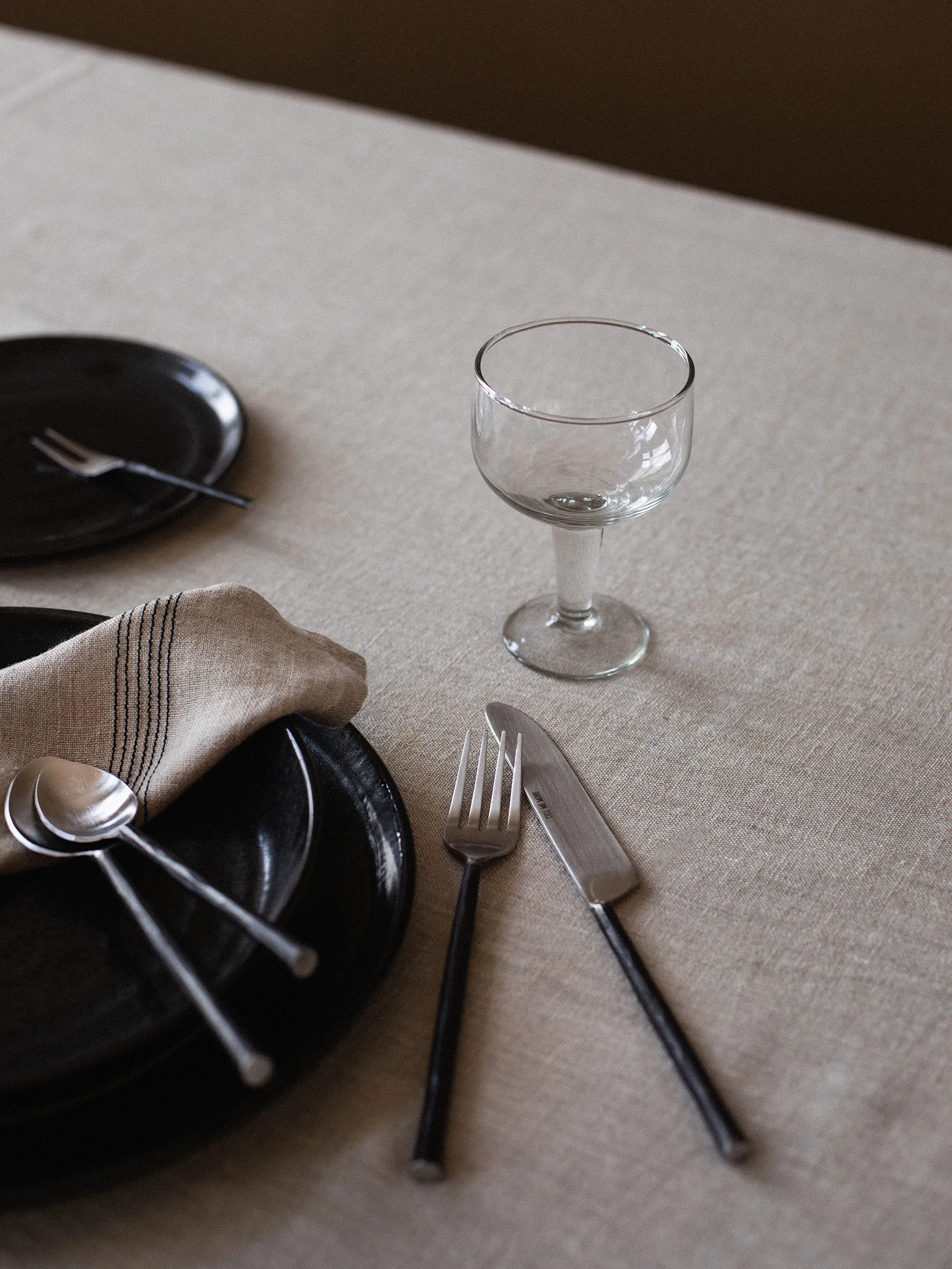 Steel bestikksett 4 deler, Opolert stål Tell Me More