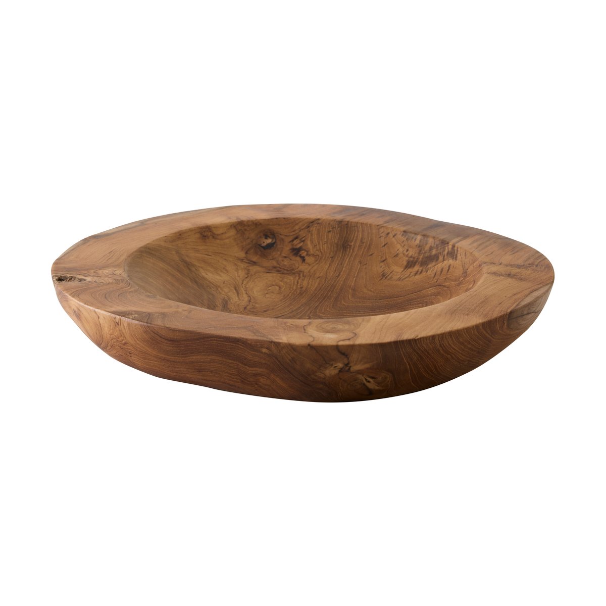 Skål (stor), teak