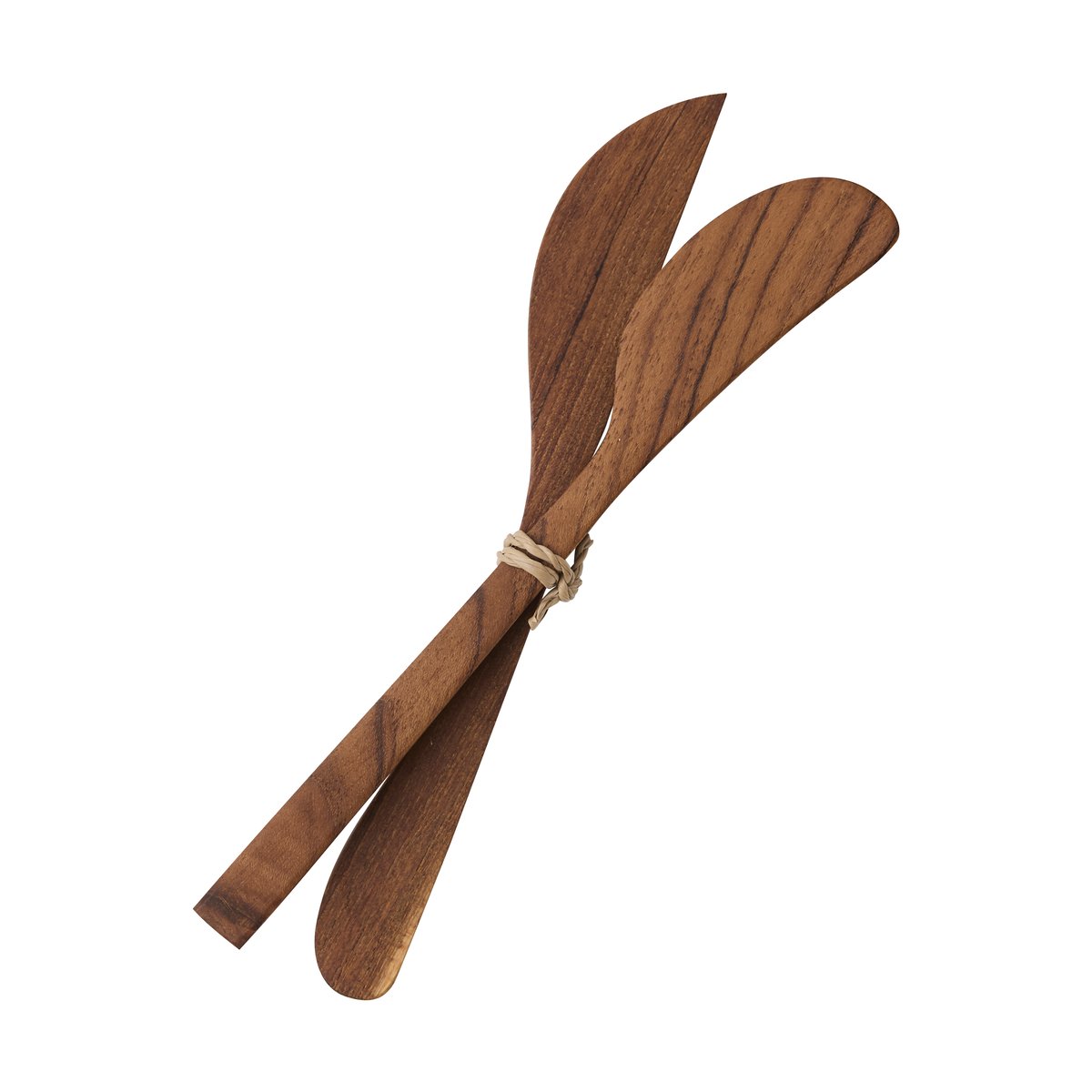 Tell Me More Teak smørkniv 2-pk Brun