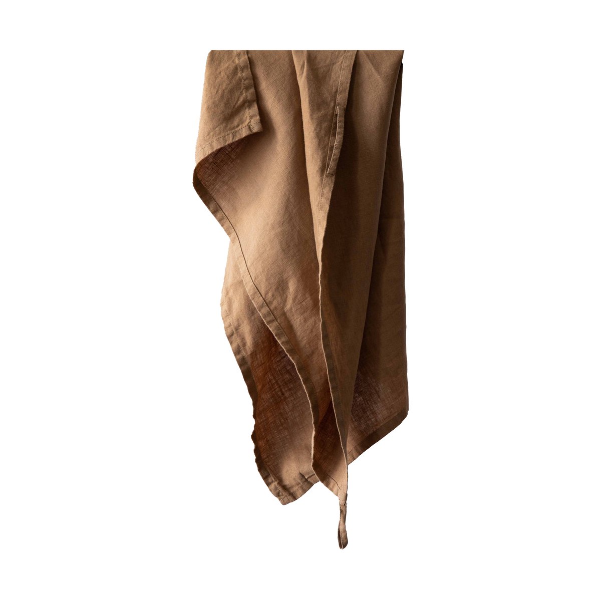 Kjøkkenhåndkle i lin 50x70 cm, hazelnut