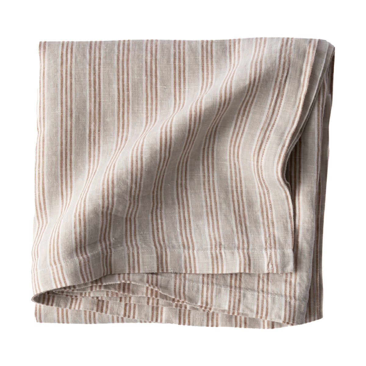 Tell Me More Tell Me More linduk 145 x 145 cm Hazelnut stripe