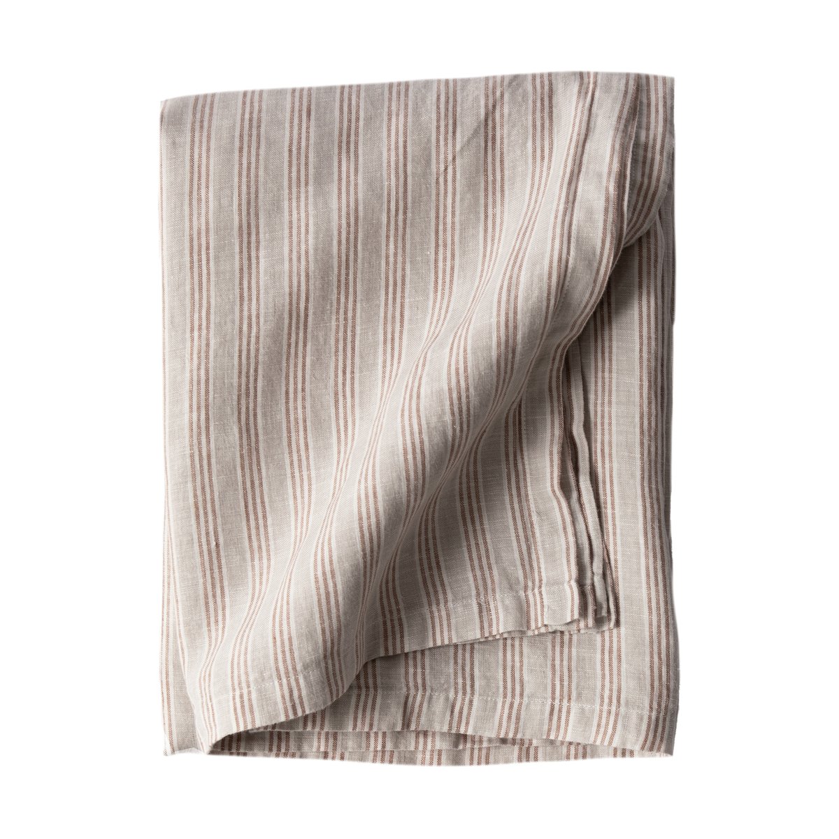 Tell Me More - Duk lin 145x270 cm hazelnut stripe