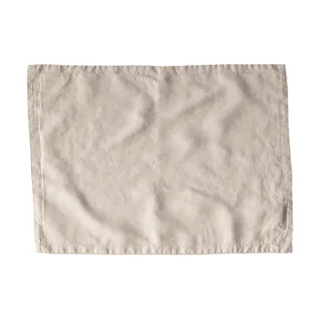 Tell Me More spisebrikke lin 35 x 50 cm - Warm grey - Tell Me More