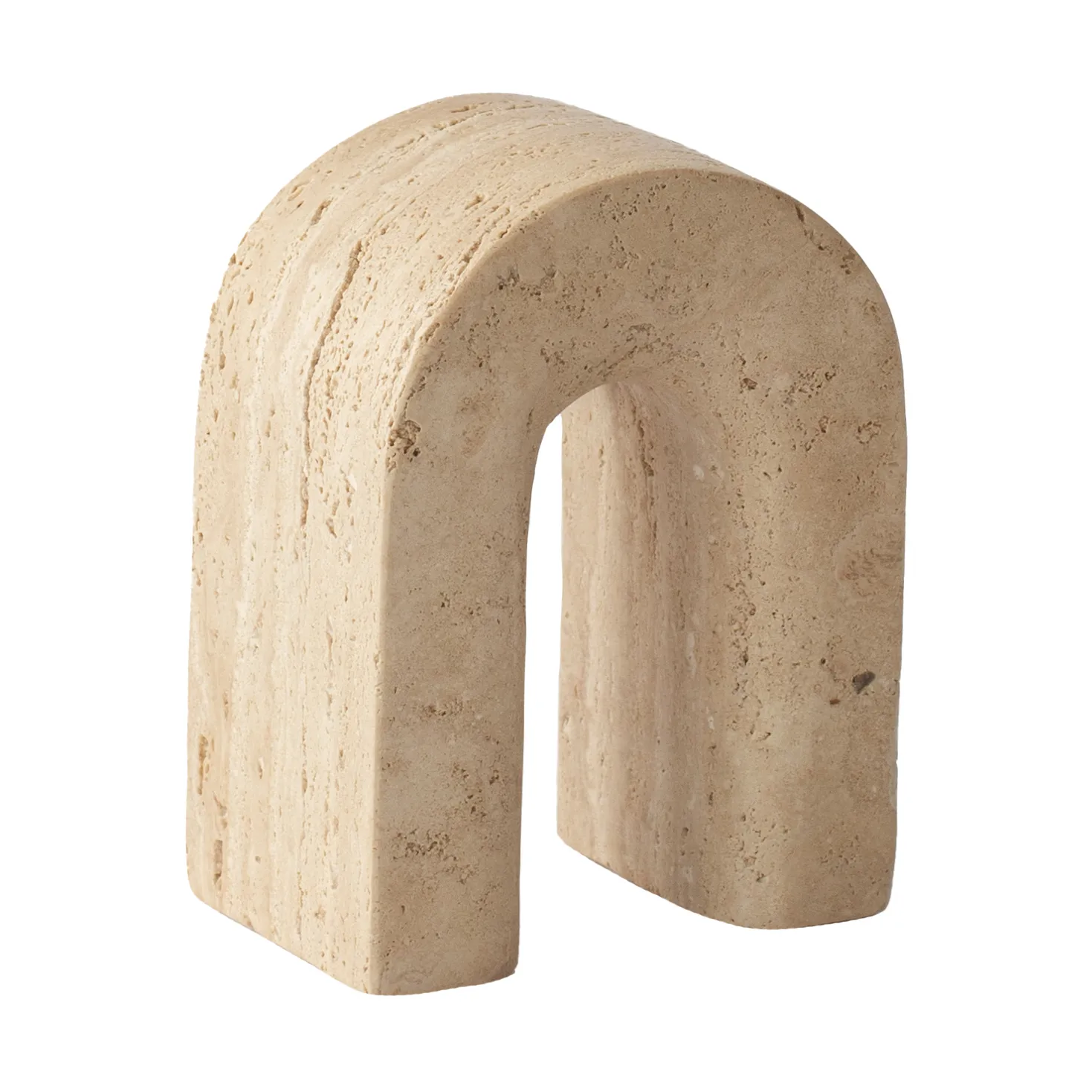 Travertine bokstøtte, 15 cm Tell Me More