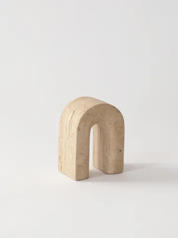 Travertine bokstøtte - 15 cm - Tell Me More